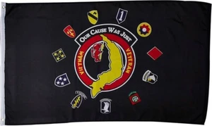 Gros lot de 8 drapeaux vétérans du Vietnam 3x5 pieds extérieur intérieur polyester durable - Photo 1/1