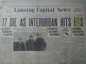 Periódico Lansing, Michigan Lansing Capital News 23 de enero de 1929 16 páginas - Imagen 1 de 11