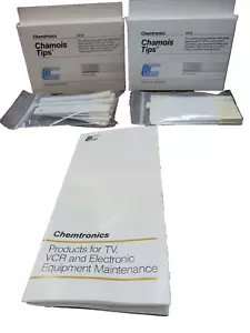 Chemtronics CC15 Chamois Tips - 2 Packs Of 15 Swabs - Video Head Cleaner **NEW - Picture 1 of 5