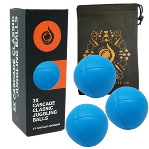 3 x 115g Cascade Neon Classic Thud Jonglierbälle und Tasche - Bild 1 von 12