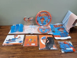 Ultimate Blippi Birthday Party Supplies for 10 Decorations Picture Backdrop Look - Picture 1 of 13