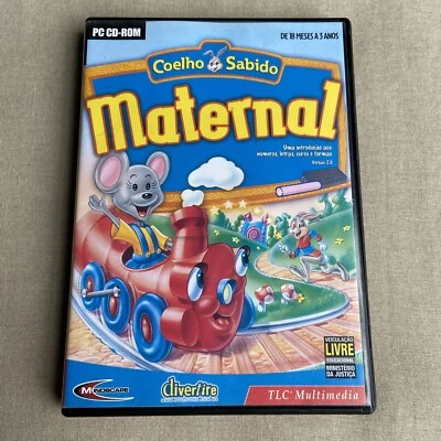 Coelho Sabido: Maternal (CD 2003 Learning Company) PORTUGUESE PC Game ESL Pre-K - Image 1 of 4