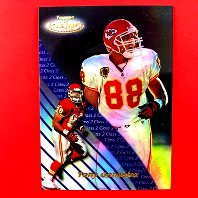 Tony Gonzalez 2000 Topps Gold Label Class 2 #10 NFL HOF Kansas City Chiefs - Image 1 of 2