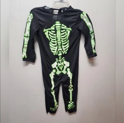 Disfraz Esqueleto Mono Juvenil Halloween Una Pieza Pequeño Ver Medidas B959 Foto 1 de 2