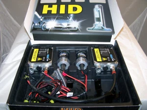 H9 6000K 35W BLUE HID CONVERSION KIT HEAD LIGHT BULBS - Picture 1 of 3