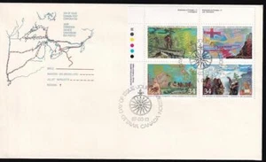 Canada FDC 1987 sc#1129a Exploration-Investigators ULpb - Picture 1 of 1