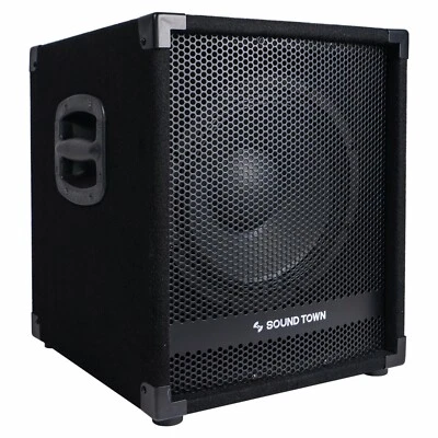 OPEN BOX：Sound Town METIS 1400W 12" Powered PA DJ Subwoofer (METIS-12SPW-R)