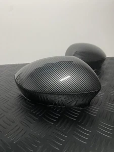 Cover Coppia Calotte Carbon Look Fiat 500 Abarth 595 695 Punto Fibra Di Carbonio - Picture 1 of 3