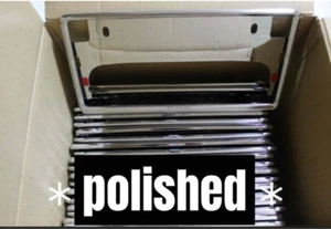 【For Wholesale】Genuine TOYOTA Silver-Plated License Plate Frame (Set of 20) - Bild 1 von 5