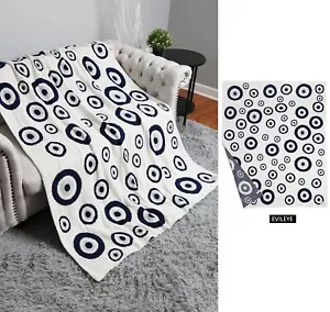ComfyLuxe Evil Eye Muster Wohndecke - Bild 1 von 5