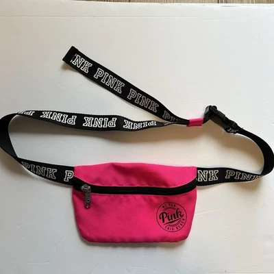 Victoria’s Secret PINK Neon Fanny Pack Adjustable Nylon Waist Belt Bag - Image 1 of 4