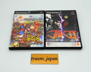 PS2 Jak X Daxter 1 & Jak II Jak X Daxter 2 game set Japan - Picture 1 of 12