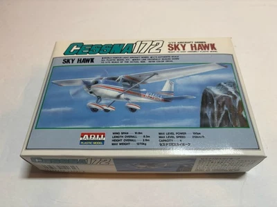 ARII Cessna 172 Sky Hawk 1/72 Scale Kit (Parts Sealed But Decals Look Old) - Image 1 of 2