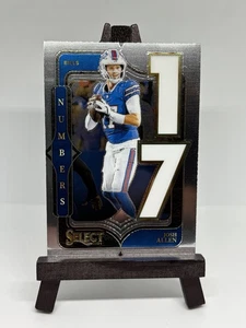 Josh Allen 2024 Panini Select Numbers No. 10 Buffalo Bills - Picture 1 of 2