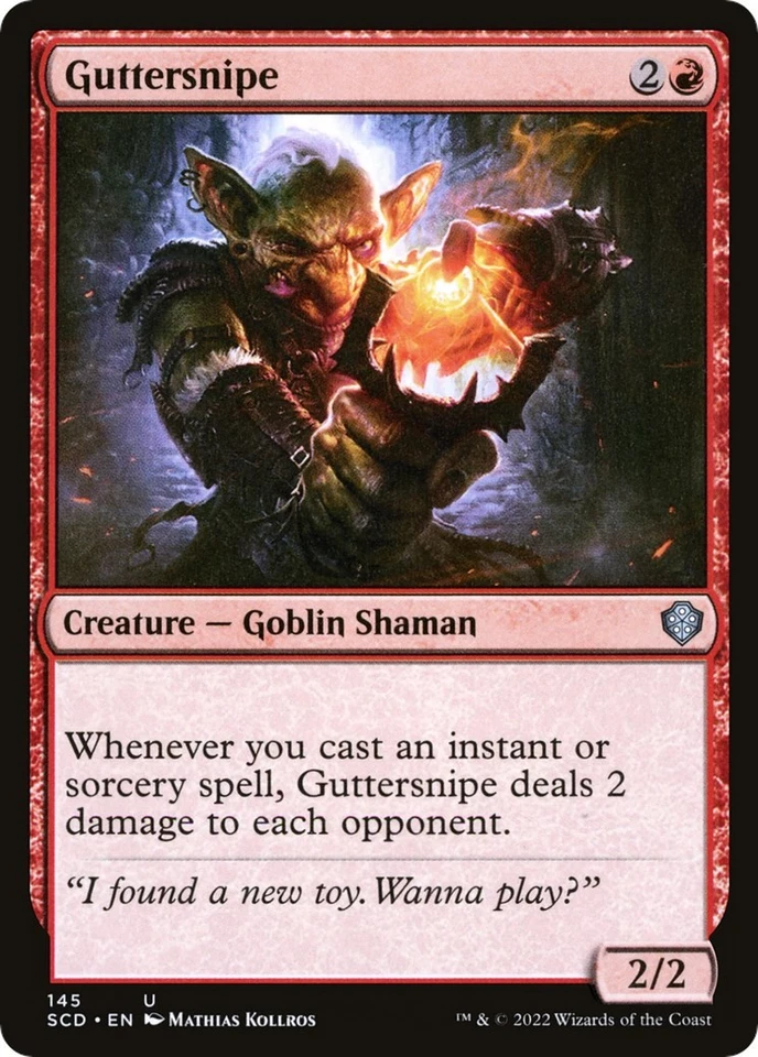 Guttersnipe 145 NM Normal Starter Commander Decks MTG EN - Image 1 of 1