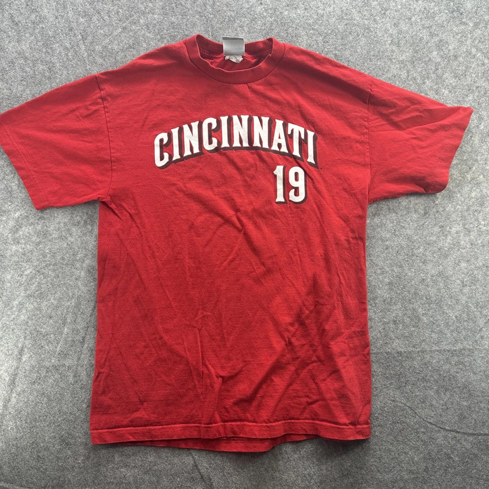 Camisa de béisbol de los Rojos de Cincinnati para hombre grande roja MLB Joey Votto 19 genuina Foto 1 de 4