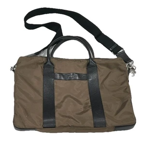 Shinola Detroit Messenger Computer Business Slip Unisex Tasche Schwarz Nylon Leder - Bild 1 von 15