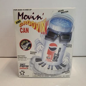 LATTINA DI SODA DANCING VINTAGE 1991 DIET PEPSI MOVIN' AND GROOVIN' MIB SCATOLA SIGILLATA MERITO - Foto 1 di 8