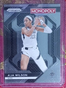 A'ja Wilson 2024 Panini Prizm Monoploy WNBA BASKETBALL #wnba3 Las Vegas Aces - Picture 1 of 1
