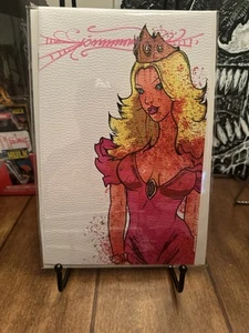 Battle Damage Peach Gorkem Demir KUNSTBUCH Leder Ltd ausgefallenes Sig signiert Echtheitszertifikat - Bild 1 von 2