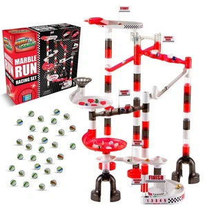 Marble Run Racing Set: 125-Piece Marble Run Racing Set Toys for Kids - Picture 1 of 8