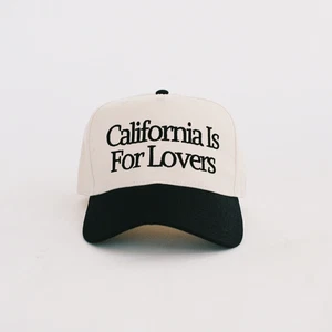 Neu CALIFORNIA IS FOR LOVERS creme & schwarz OTTO bestickt MÜTZE KAPPE USA - Bild 1 von 8