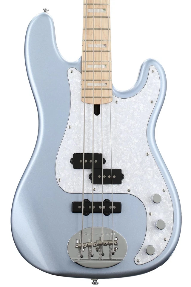 Lakland Skyline 44-64 Custom PJ Ash Bass Guitar - Ice Blue - Needs Nut