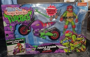 Teenage Mutant Ninja Turtles Viola Drago Ciclo con Esclusivo Raffaello - Foto 1 di 4