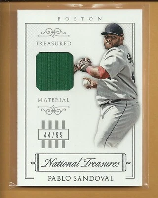 Pablo Sandoval 2015 Tesoros Nacionales Material Tesoro #40 ser #'d/99 Gigantes Foto 1 de 2