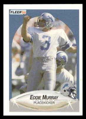 1990 Fleer #282 Eddie Murray Detroit Lions - Image 1 of 2
