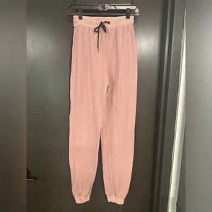 Tiger mist pink sweatpants with black stripe accent size small - Picture 1 of 4