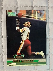 Ricky Sanders 1993 Topps Stadium Club 1st Day Production #156 Washington - Bild 1 von 2