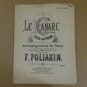 Violine F POLIAKIN le canari, polka - Bild 1 von 1