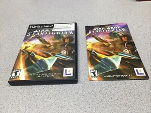 Star Wars: Starfighter (Sony PlayStation 2, PS2) Case/Manual NO GAME DISC - Picture 1 of 1