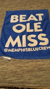 Memphis Tigers Beat Ole Miss Rally Fan Towel 17x14 (File Cab) - Picture 1 of 3