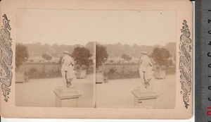 Photo albumine Stéréo FORMAT ATYPIQUE 11X17cm 1870 PARIS - Imagen 1 de 1