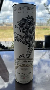 GAME OF THRONES House Lannister Collectible Bottle Scotch Whisky LAGAVULIN - 9 Y - Picture 1 of 2