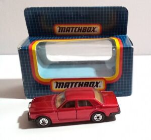 MATCHBOX 1989 DIECAST ROLLS-ROYCE SILVER SPIRIT - RED - MB-66 - BOXED