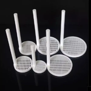 Cesta de limpieza de PTFE Φ45-90 mm ITO FTO vidrio conductor silicio chip ácido - Imagen 1 de 2