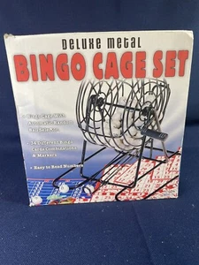 NEW Deluxe Metal Bingo Cage Set Cardinal Brand Game - Picture 1 of 7