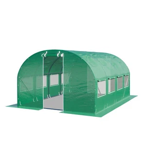 TOOLPORT Serra da Giardino tunnel 3x4m - Telo PE 180g/m² verde transparente - Bild 1 von 12