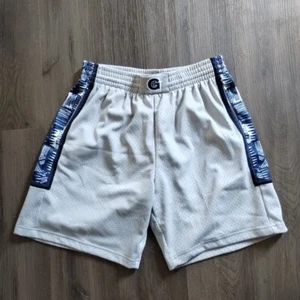 Large Mitchell & Ness Georgetown Hoyas Swingman Basketball Shorts Mens GRAY - Picture 1 of 7