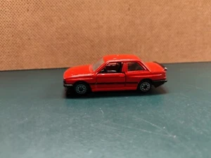 1990s Corgi 1:55  BMW 325i (E30) Red Saloon with Black front spoiler 3” Length - Picture 1 of 6