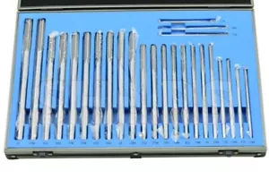 "Juego fraccional Shars 25 PIEZAS 1/8- 1/2" por 64ths HSS Chucking Reamer #} - Imagen 1 de 4