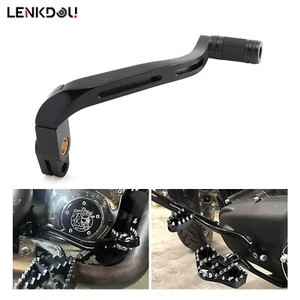 For Harley Dyna Brake Lever Arm + Peg Pedal Kit Street Bob Super Glide 1991-2017 - Picture 1 of 9