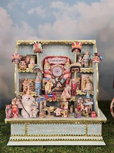 Artisan Miniature Dollhouse Coffre D'Emilie FRANCE Circus Big Top Boutique Stand - Picture 1 of 12