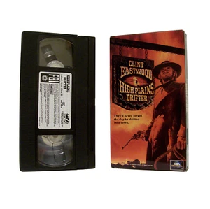"HIGH PLAINS DRIFTER (1973)" MCA Universal VHS Tape (1990) with Clint Eastwood - Picture 1 of 6