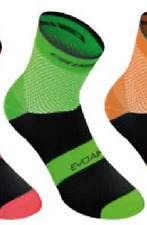 Socken GIST Evo Air Grüne Farbe Fluo-Schwarz