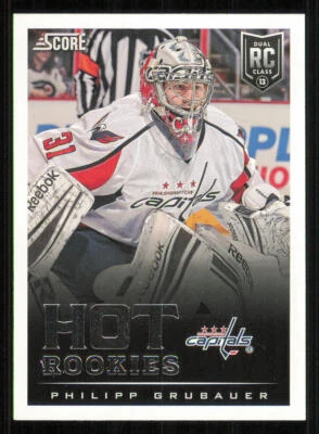 2013-14 Score #619 Philipp Grubauer HR RC - Image 1 of 2