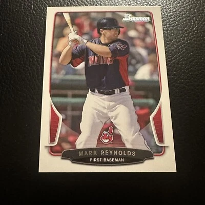 Mark Reynolds 2013 Bowman #112 Base Card Set Indians Rockies First Baseman - Image 1 of 2